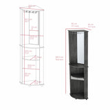 Corner Bar Cabinet Rialto, Living Room, Smokey Oak B092142833