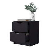 Dillon 2 Drawers Nightstand, Bedside Table with Storage B128P148695