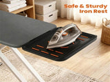 Adjustable Height Ironing Board, 7-Level Foldable Ironing Table with Perforated Metal Base, 17945339