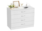 4-Drawer Storage Cabinet Drawer Dresser with Power 56991793