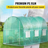 9.8x6.6x6.6ft Walk-in Tunnel Greenhouse, Portable Plant Shelter with Galvanized Steel Frame, 26120928