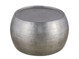 CT501 Modern Contemporary Round Aluminum material 32" Coffee Table, Farmhouse Table with Glossy Hand B009P298416