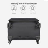 Softside Luggage Expandable 3 Piece Set Suitcase Upright Spinner Softshell Lightweight Luggage 60024277