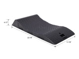 2PACK Tire Saver Ramps,Car Tire Wheel Ramps,Anti-Slip Hard Plastic Design,Black 73646821