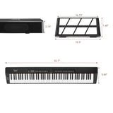 ZNTS [AM not for sale] GPP-106 88 Key Folding Piano Semi-Weighted Standard Keyboards Digital Piano 76336568