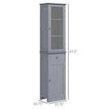 Bathroom Storage Cabinet-Grey 33017558