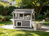 Wooden Cat House 68049503