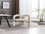 COOLMORE Contemporary Designed Velvet Fabric Upholstered Accent/Dining Chair /Barrel Side Chairs W395103720