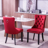 Classic Velvet Dinings, High-end Tufted Solid Wood Contemporary Velvet Upholstered Dining 70673798