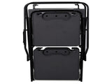 Foldable Aluminum Camping Kitchen Table Heat Resistant Slatted Tabletop, 4 Foldable Side Trays Mesh 08504141