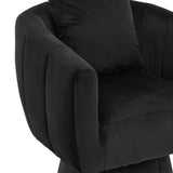 360&deg Swivel Accent Chair, Modern Velvet Fabric Living Room Armchair with Fluffy Cushions, Comfy 27780412