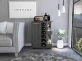 Tennessee Bar Cart, One Cabinet With Division, Six Cubbies For Liquor, Two Shelves B128P176145