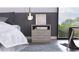 Oklahoma Nightstand,Two Drawers, One Shelf B128P148773