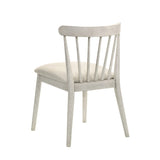 2-Piece Rustic Dining Side Chair Set, Solid Wood Frame, Farmhouse Design, Easy Assembly W2537P214546