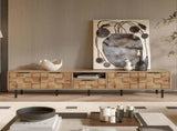78" TV Stand for 85 75 65 Inch TV, TV Consoles for Living Room, Entertainment Center Wood TV Media 96486366
