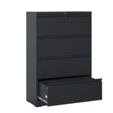 4 Drawer Lateral File Cabinet, Heavy Duty Metal Filing Cabinet, 35.4 Inch Wide Locking File Cabinet 96426243
