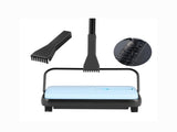 6.7" Manual Carpet Sweeper, Floor Sweeper with 300 ml Dustbin for Pet Hair & Home Office, Blue 45517239