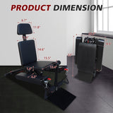 Fitness Chair Multifunction, Adjustable Strength Training Bench for Full Body Workout, Weight Bench W2031P230228