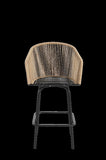 Outdoor Bar Stools Set of 4, 4-Piece Patio Bar Stools Armrests, All Weather Rattan Bar Chairs W640P256797