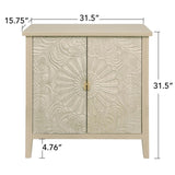 2 Door Cabinet, American Furniture, Suitable for Bedroom, Living Room, Study W688P225283