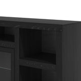 75 inch TV Stand Console for TVs up to 90 inches, No Assembly Required, Mocha Finish GL-B108P160183