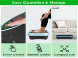 Vibration Exercise Machine With Resistant Bands Remote Control Whole Body Vibration Platform Workout 86340703