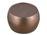 CT501 Modern Contemporary Round Aluminum material 32" Coffee Table, Farmhouse Table with Glossy Hand B009P298417