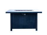 44" W x 25" H Outdoor Patio Propane Gas Fire Pit Table - 50,000 BTU High-temperature-resistant W2691P232455