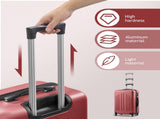 Curved Vertical Stripe 4-in-1 Trolley Case - Retro Red 82742901