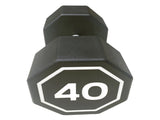40LBS APOLLO IR3920 Premium Octagonal Dumbbell, Large Numbers, Hard Chrome Plated Handle Dumbbells 75625229