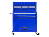 High Capacity Rolling Tool Chest with Wheels and Drawers, 8-Drawer Tool Storage Cabinet--BLUE-Does 57463151