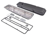 Black Aluminum Short Valve Covers Fits for 1958-1986 SBC 283 302 305 327 350 400 97140089