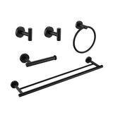 5 Piece Bathroom Towel Rack Set Wall Mount W928P198325