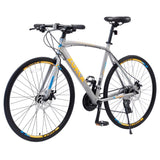 24 Speed Hybrid bike Disc Brake 700C Road Bike For men women's City Bicycle 38433041