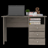 Bianco Writing Computer Desk, Three Drawers, One Shelf B200P188822