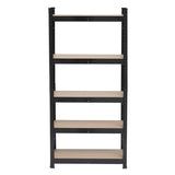 ZNTS 5 Tier Heavy Duty Metal Shelving Rack Unit Garage Storage Shelf Black UK 12865320