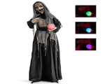 6 feet of Halloween decorations for witches with orbs 83307791
