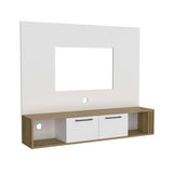 Vance 56" Wide Floating Entertainment Center with Two Cabinets , Four Shelves, Cable Management B070P286465