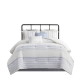 6 Piece Cotton Jacquard Oversized Comforter Set-King B035P280378