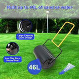 40 litre high capacity lawn roller, can fill sand/water, U-shaped ergonomic handle, easy to push and W227P218508