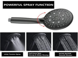 Classic High Pressure Single Handle 6 Function Rain shower Head with Handheld Shower with Tup Spout W121946591