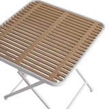 Summer - Modern folding square table- indoor and outdoor multi-functional table- polypropylene W3450P323340