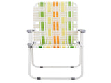 Set of 2 Webbed Folding Beach Chairs, Outdoor Patio Lawn Foldable Chairs for Camping Fishing Yard 34057801