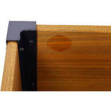 Wood Rectangular Garden Planter Box Raised Bed Outdoor,Planters for Outdoor Plants ,Elevated Herbs W465P182251