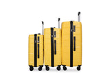 Hardshell Suitcase Spinner Wheels PP Luggages Lightweight Durable Suitcase with TSA Lock,3-Piece W28452163