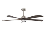 52" 5PCS Solid Wood Blades Ceiling Fan with Lights Remote Control,Quiet DC Motor 3 Blade Ceiling W3596P460840