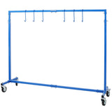 Adjustable Height Paint Hanger Drying Rack,Mobile Auto Body Shop Painting Stand with 6 Hanging W465P266869