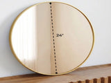 Round Wall Mirror,Bathroom Mirror Shatterproof with Hook,HD Anti-Fog for Over 70849905