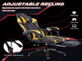 Video Game Chairs for Adults, PU Leather Gaming Chair with Footrest, 360&degSwivel Adjustable Lumbar 32047475