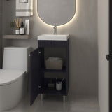 Waterford Vanity Sink, Bathroom, Black B092P329252